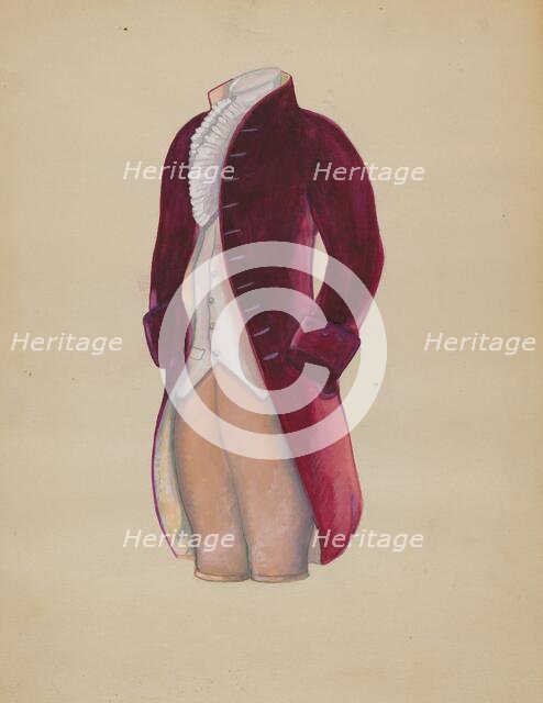 Man's Suit, c. 1936. Creator: Charles Criswell.