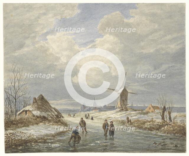 Winter view, 1849-1917. Creator: Matthijs Maris.