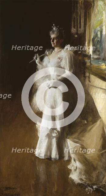 Mrs. Potter Palmer, 1893. Creator: Anders Leonard Zorn.