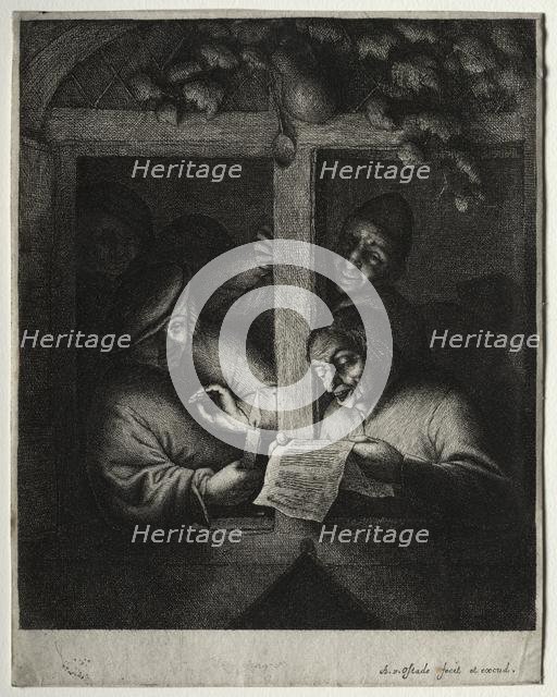 The Carol Singers. Creator: Adriaen van Ostade (Dutch, 1610-1684).