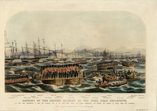 Landing of the British Division at Old Fort, near Sevastopol, 1854. Artist: Anonymous  