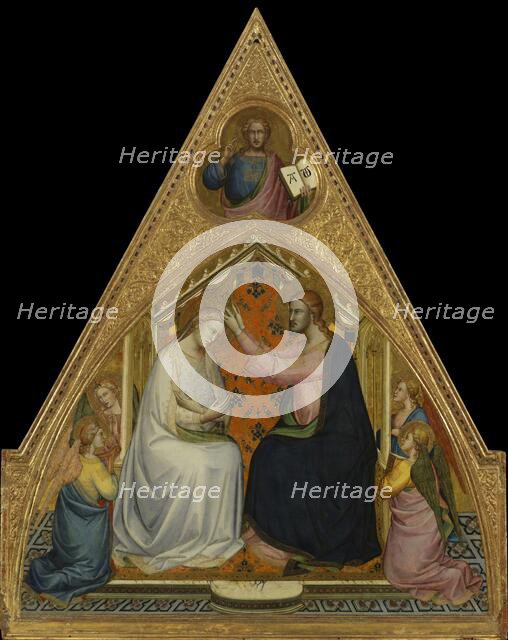 The Coronation of the Virgin, ca 1390. Creator: Lorenzo Monaco (ca. 1370-1425).