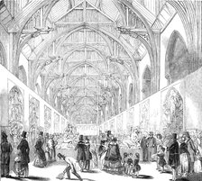 The Exhibition of Cartoons in Westminster Hall, 1845. Creator: Unknown.
