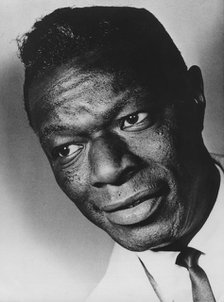 Nat King Cole, American jazz singer-songwriter and pianist, c1960s. Artist: Unknown