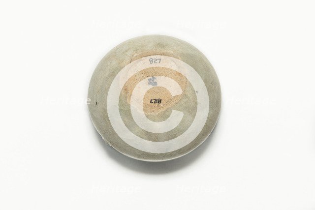 Blue and white jarlet with floral decoration, 14th-15th century. Artist: Unknown.