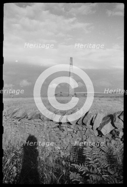 Chimney flue from a former lead smelting mill, near Hexham, Northumberland, c1955-c1980. Creator: Ursula Clark.
