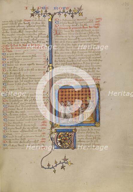 Samuel before Eli the Priest, about 1360-1370. Creator: Master of Jean de Mandeville.