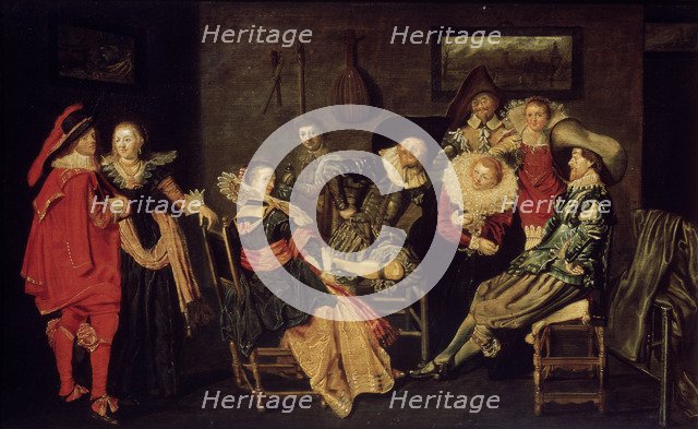 'The Merry Company', 17th century. Artist: Dirck Hals