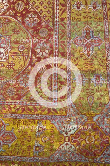 Carpet, Egypt, Mamluk period (1250-1517), early 16th century. Creator: Unknown.