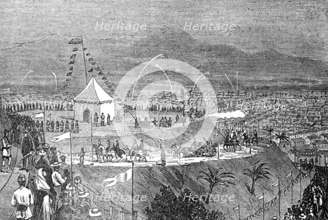 Opening festival of the new waterworks at Caracas, Venezuela, 1874. Creator: Unknown.