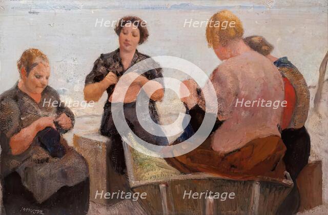 By the Shore, c1938. Creator: James Alexander Hay Hector.