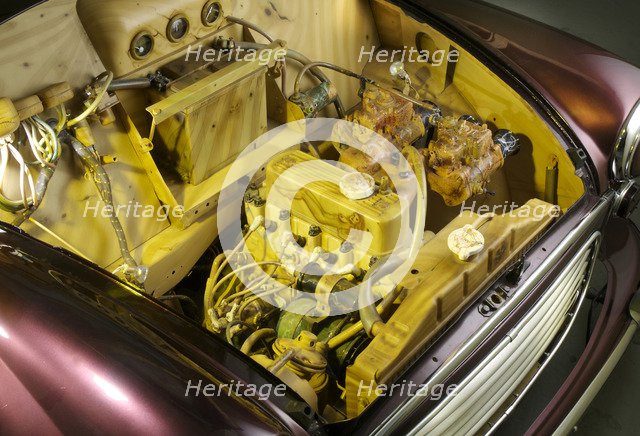 Customised Morris Minor Van. Artist: Unknown.