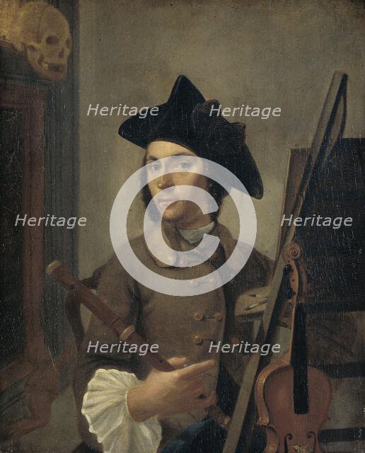 Self-Portrait, 1745-1760. Creator: Gerrit Backhuijzen.