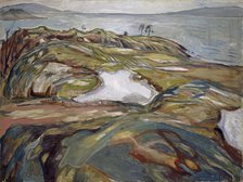 Coastal Landscape , 1918. Creator: Munch, Edvard (1863-1944).