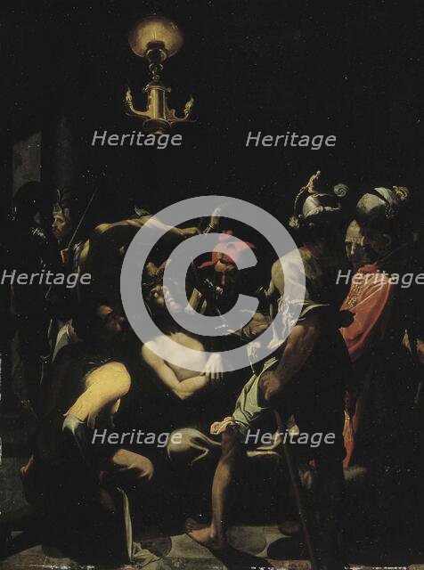 The crowning with thorns. Creator: Workshop of Aert Mytens.