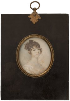 Portrait of Nadezhda Osipovna Pushkina (1762-1836), née Hannibal.