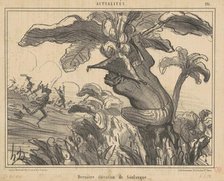 Dernière élévation de Soulouque, 19th century. Creator: Honore Daumier.