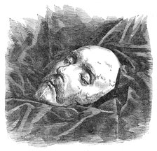 Cast of Shakspeare's face, 1864. Creator: Unknown.