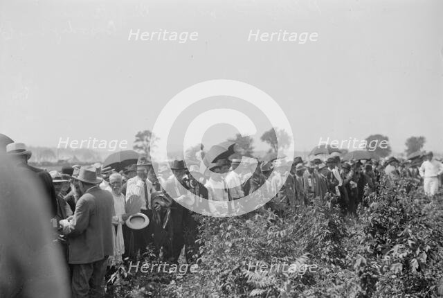 Pickett's men at Bloody Angle, 1913. Creator: Bain News Service.