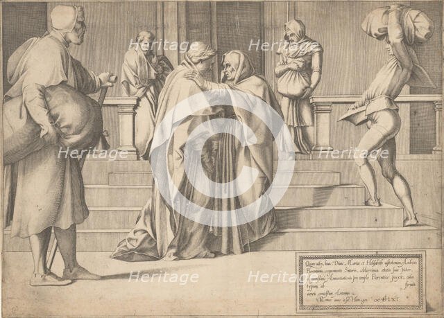 The Visitation, 1561. Creator: Attributed to Enea Vico.