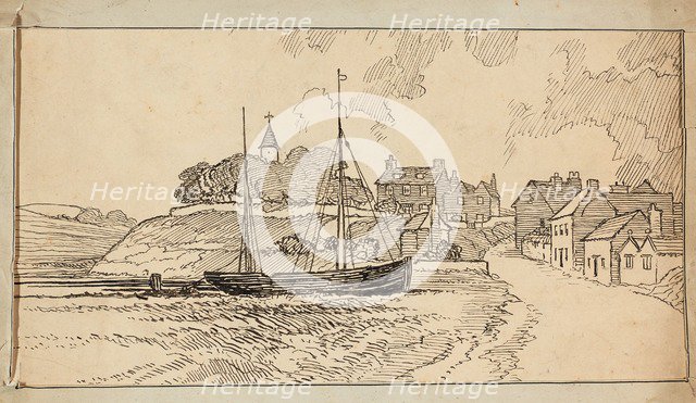 The Landing Place, 1892-1933. Artist: Charles George Harper.