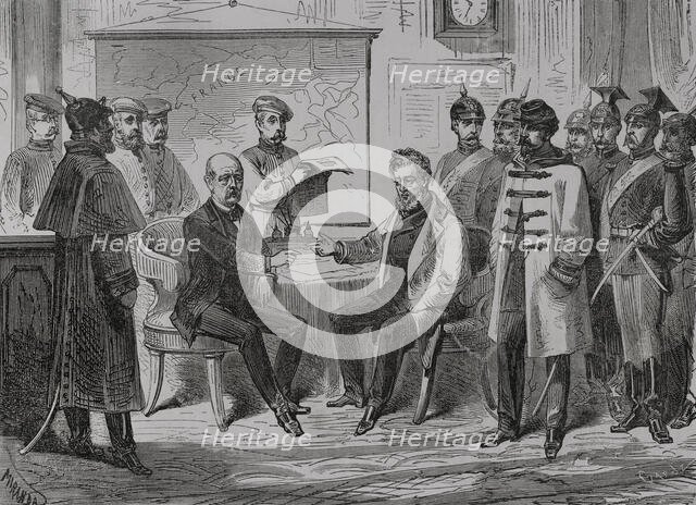 Franco-Prussian War (1870-1871): Armistice ceremony and capitulation of Paris...1871 . Creators: Fernando Miranda, Tomás Carlos Capuz.