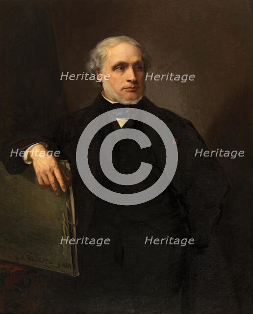 Self Portrait, 1862. Creator: Joseph Nicolas Robert-Fleury.