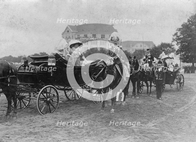 The Great Military Review at Tempelhofer Field, Berlin, Germany, early 20th century. Artist: Unknown
