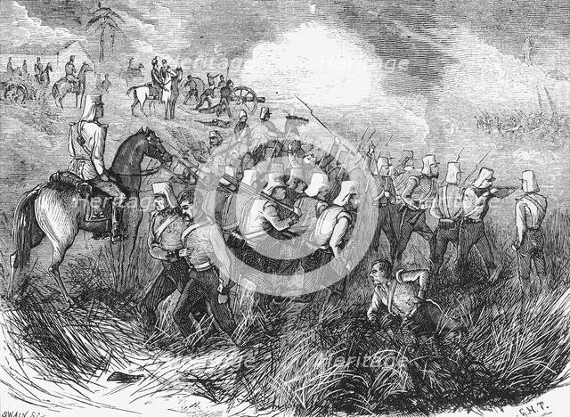 'The Battle of Ferozeshah', c1891. Creator: James Grant.