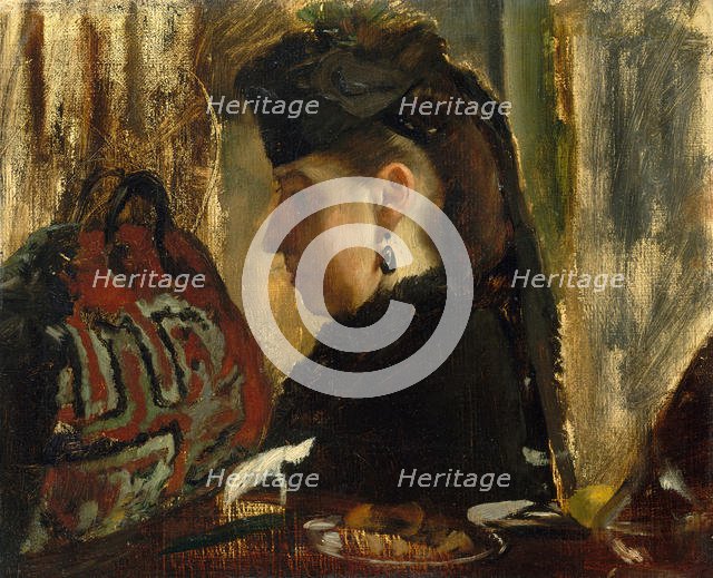 Mademoiselle Marie Dihau (1843-1935), 1867-68. Creator: Edgar Degas.