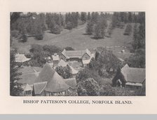 Bishop Patteson's College, Norfolk Island, 1912. Artist: John Watt Beattie.