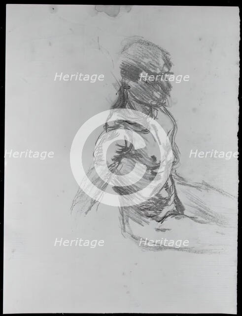 Nude, 1908. Creator: Hans Richter.