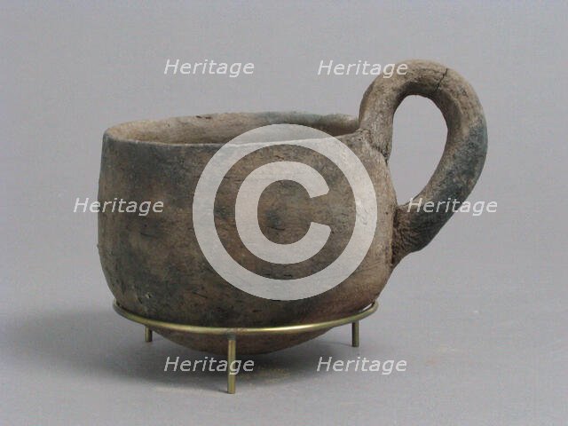 Cup with Handle, Coptic, 4th-7th century. Creator: Unknown.