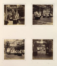 [View in Court of Christian Monuments; Views of Greek and Roman Sculpture Court], ca. 1859. Creator: Attributed to Philip Henry Delamotte.