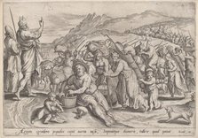 The Exodus from Egypt, c.1585. Creator: Johann Sadeler I.