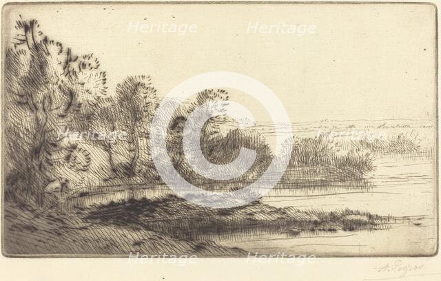 Along the Terne (Sur la terne). Creator: Alphonse Legros.