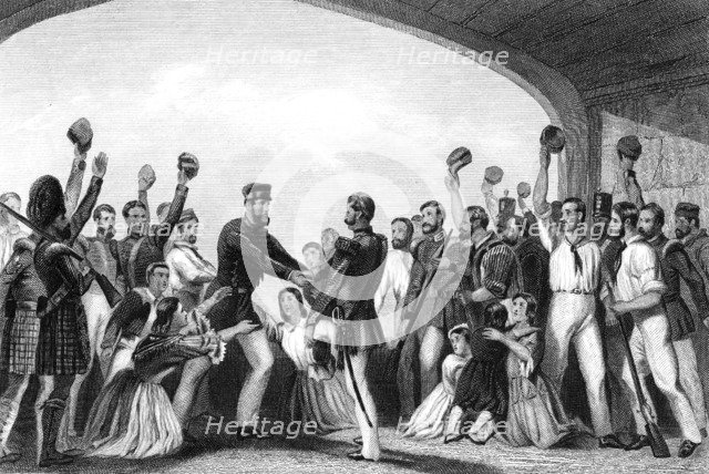 First relief of Lucknow by General Henry Havelock, Indian Mutiny, 15 September 1857. Artist: Unknown