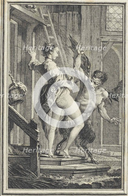 Illustration to Contes et Nouvelles by Jean de La Fontaine, 1762.