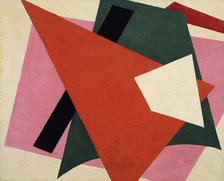 Architectonic Painting. Artist: Popova, Lyubov Sergeyevna (1889-1924)