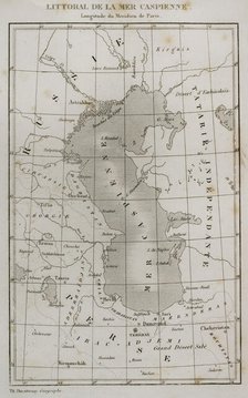 Caspian Sea coast, 1839.  Creator: Thunot Duvotenay.