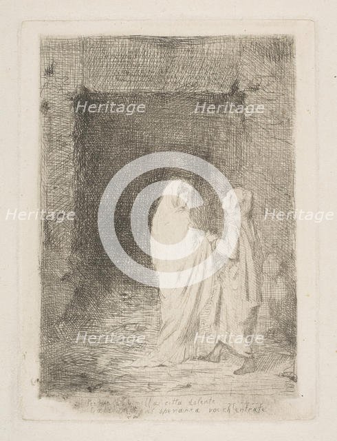 Dante and Virgil, 1857. Creator: Edgar Degas.