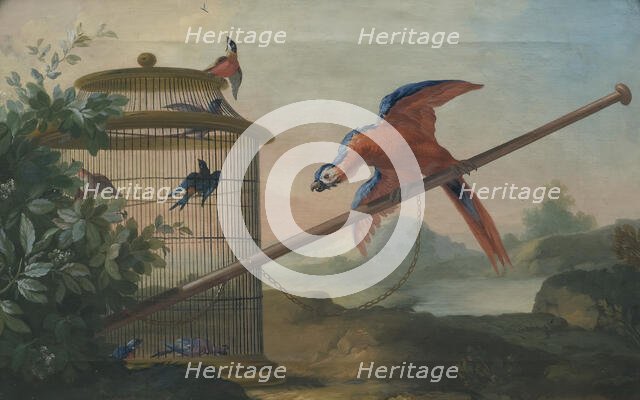 Birds, 1750s. Creator: Johan Pasch.