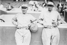 Paddy O'Connor & Dots Miller, St. Louis NL (baseball), 1914. Creator: Bain News Service.