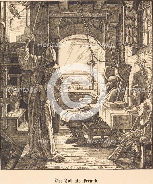 Der Tod als Freund (Death as a Friend), 1851. Creator: Alfred Rethel.