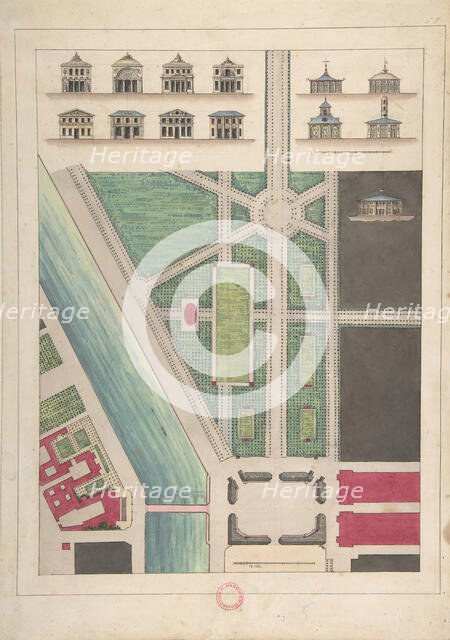 Jardin Public, Champs Elysées, n.d.. Creator: Charles Etienne Pierre Motte.