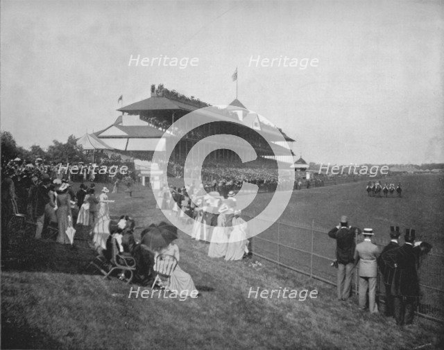 'The Derby at Chicago', 19th century. Artist: Unknown.