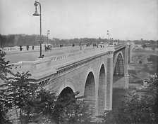 'Washington Bridge, Harlem River, New York', c1897. Creator: Unknown.