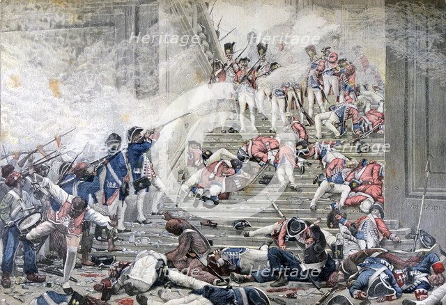 'Taking of the Tuileries', 10th August 1792, (1892). Artist: Henri Paul Motte