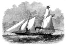 The King of Denmark's New Steam-yacht the "Falkin", 1858. Creator: Unknown.