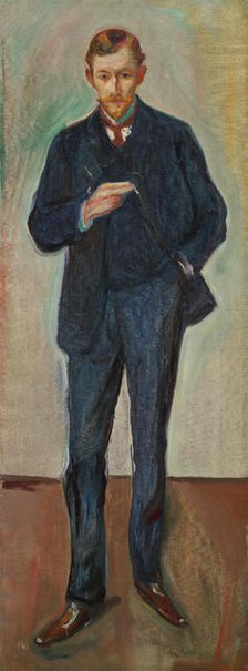 The Frenchman; Marcel Archinard, probably 1904. Creator: Edvard Munch.